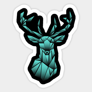 Geometric deer Sticker